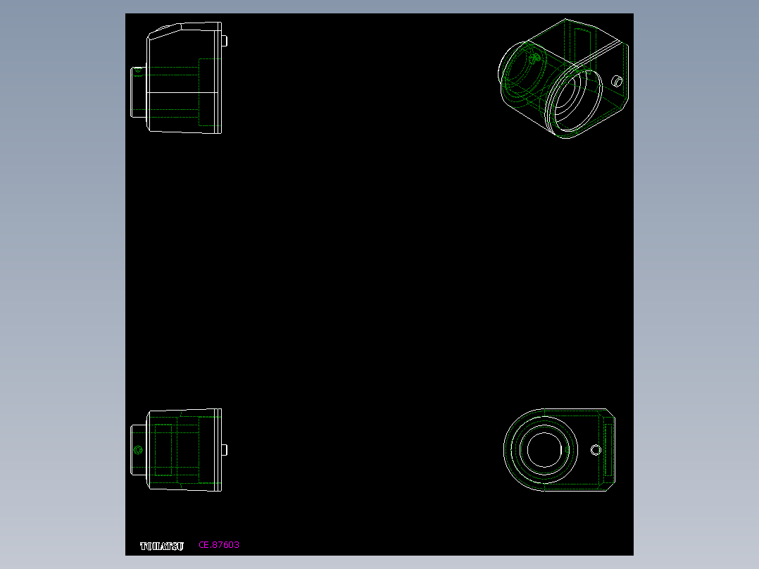 位置顯示器(DD52)(FR)-2D多系列多零件图纸模型