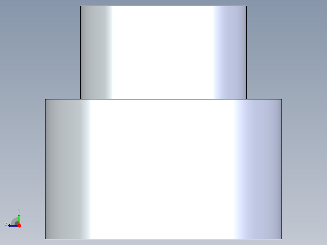 CPVC管件11-Sch80_ReducerCoupling_SxS_9829-250_2in x 1.25in右视图