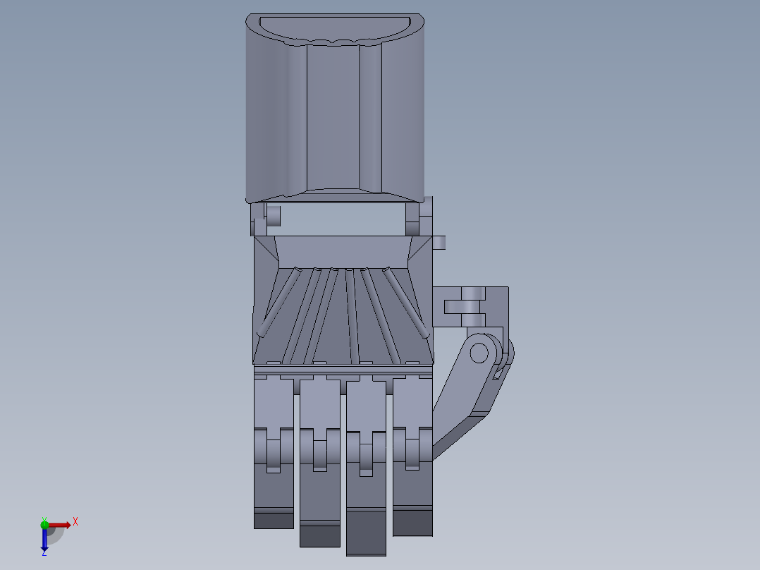 仿生机械手 (34)俯视图