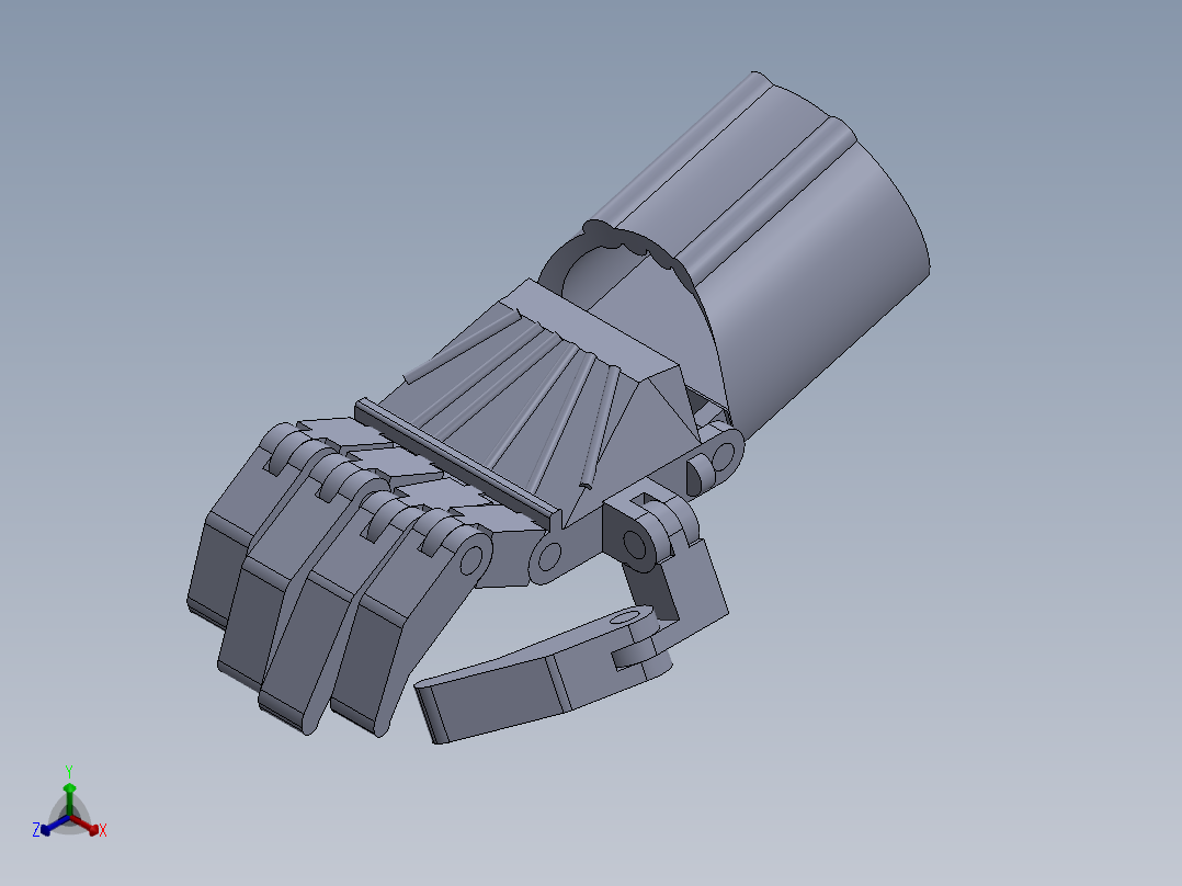 仿生机械手 (34)正等轴测图