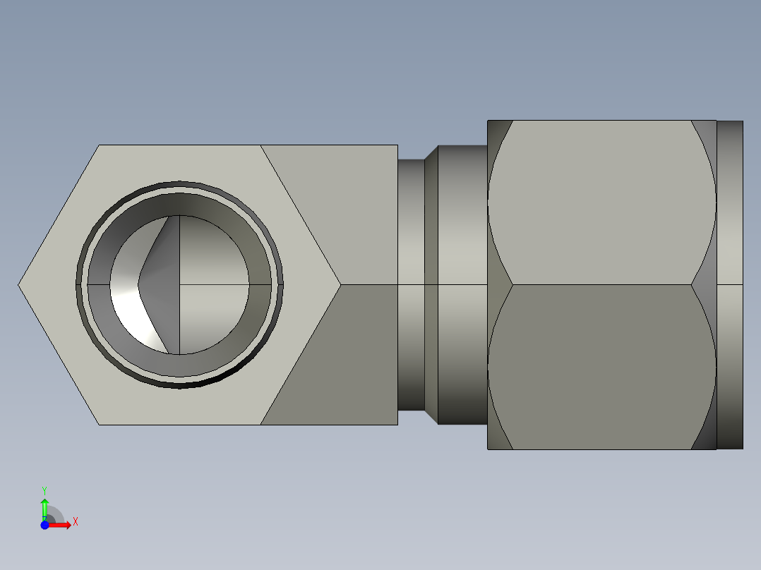 卡套式工业通用硬管接头12-8_cbu-s前视图