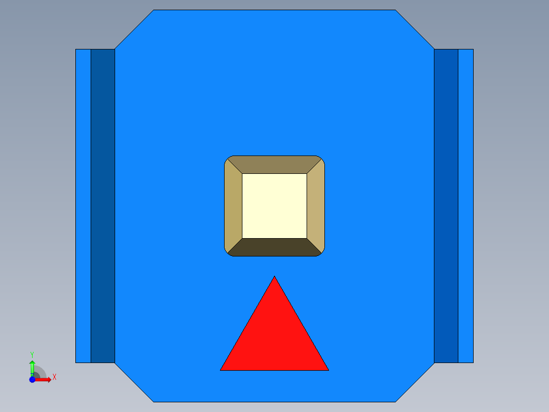 彩色公头100mil（2.54mm）系列-DS1021_blue_1x01p_100mil_Type5_rev1.0前视图