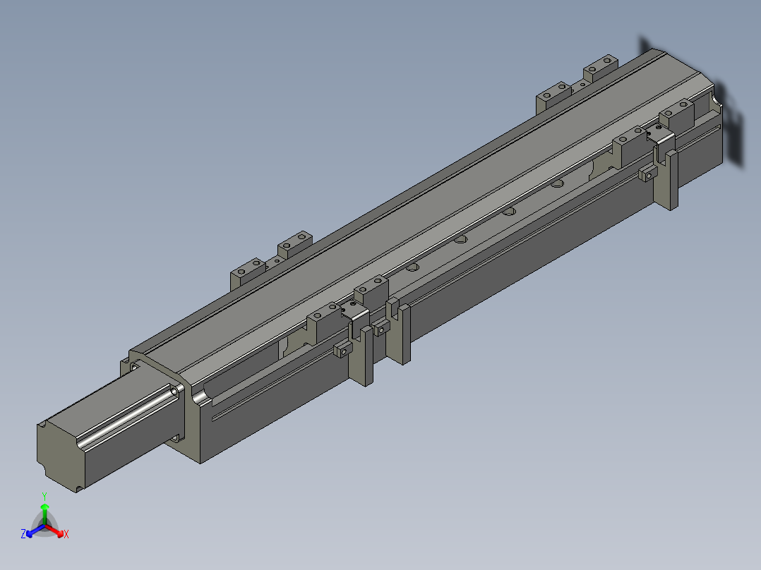 直线模组LHA6-S250-M-100W(16丝杆)设计图纸