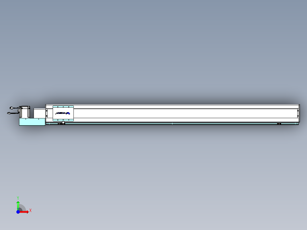 威洛博VBC同步带传动一无尘环境VBC14-L45-S1650-BL-ZP75-C3前视图