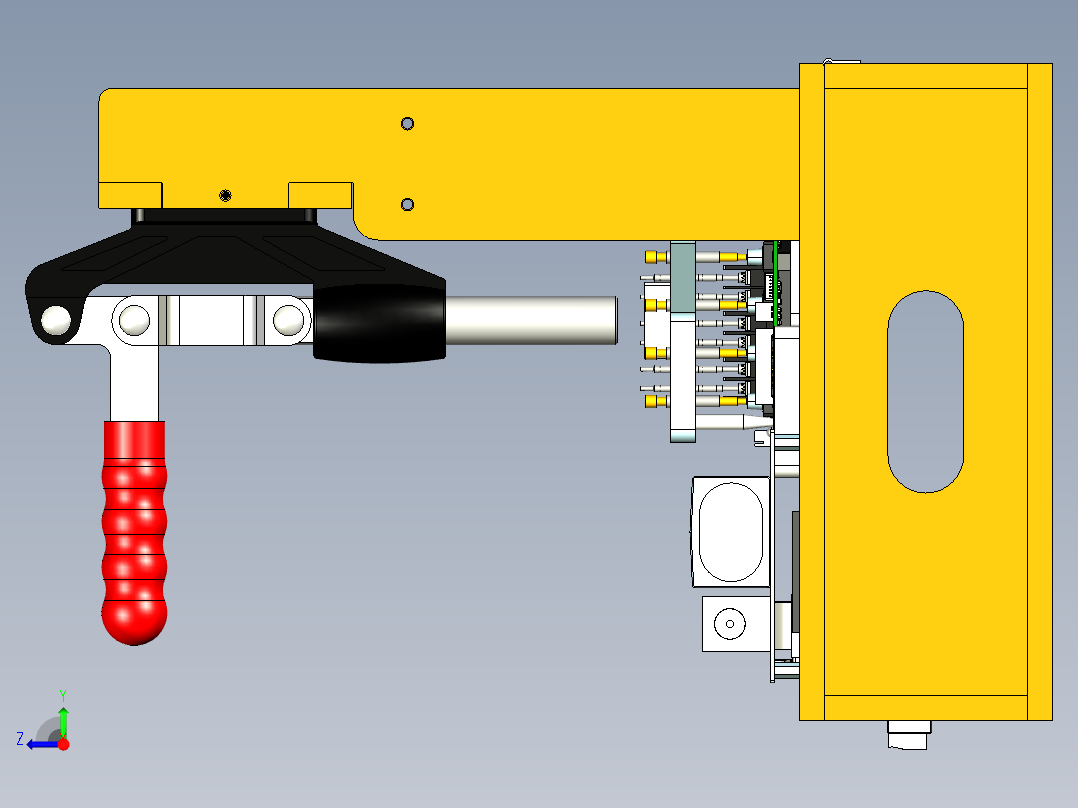 PCB板检测设备右视图