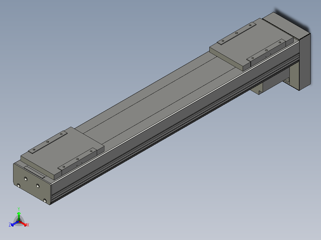 直线模组LHC17-S850-D设计图纸