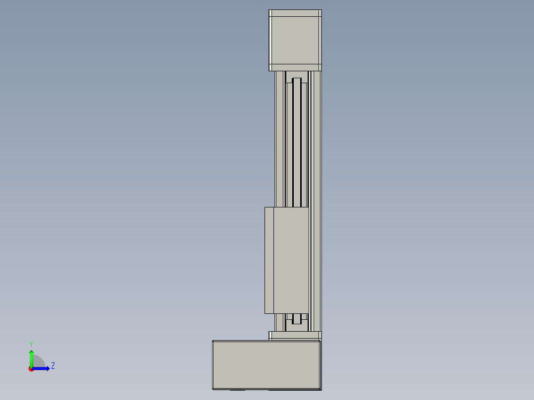 欧规系列-GB8-L96-S200-BLU-P40-MS3左视图