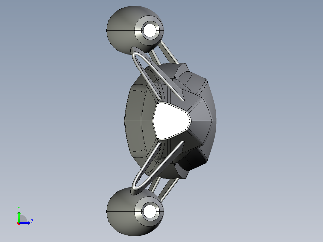旅游潜艇概念模型--igs左视图