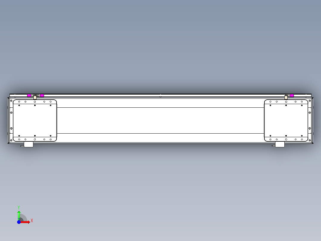 威洛博LC系列3d模型模组2LC22H2Y-S950前视图
