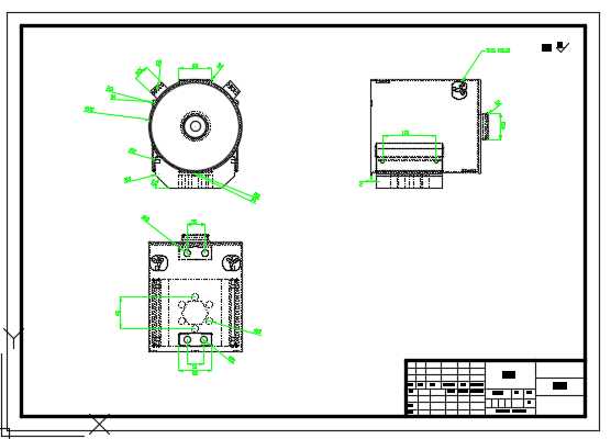 滚筒洗衣机结构设计（CAD）