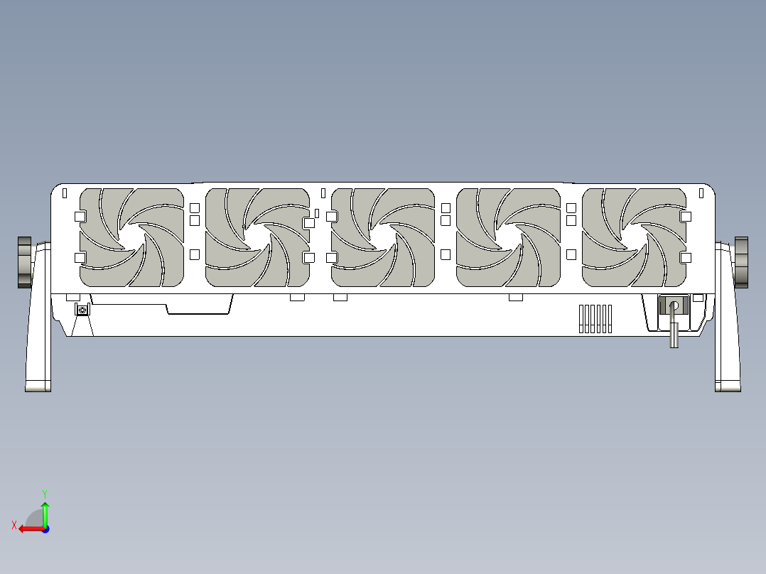 基恩士SJ-F5000_kc图纸模型后视图