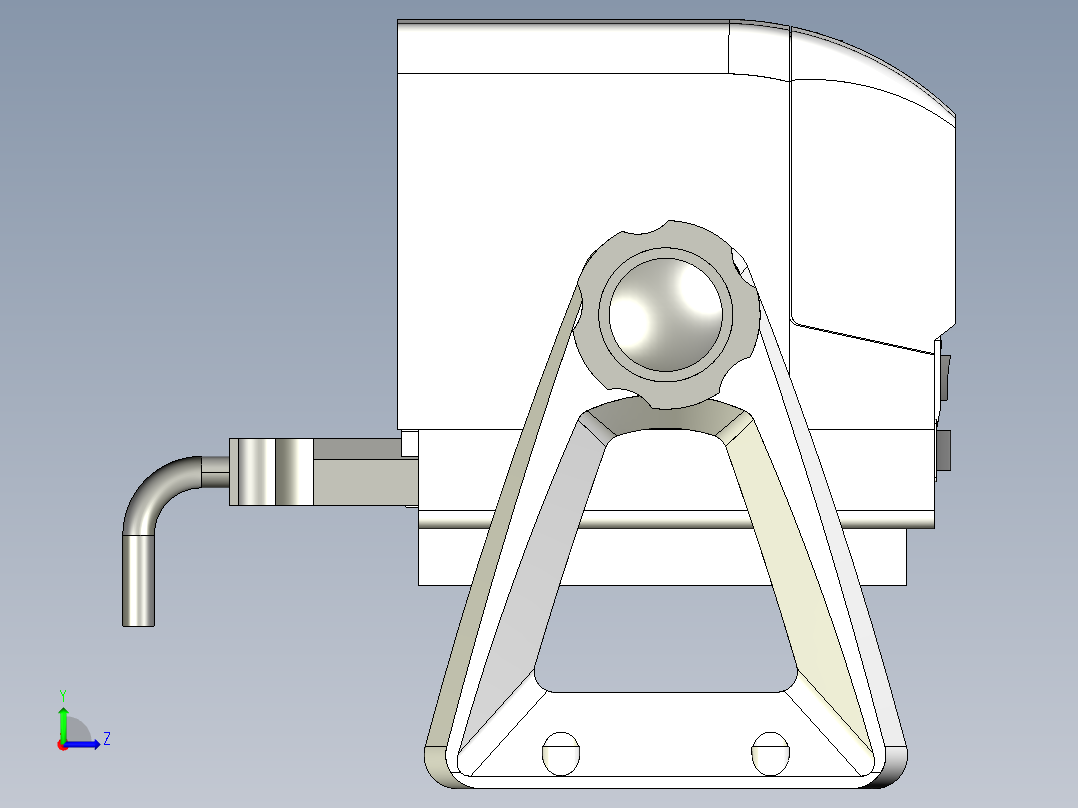 基恩士SJ-F5000_kc图纸模型左视图