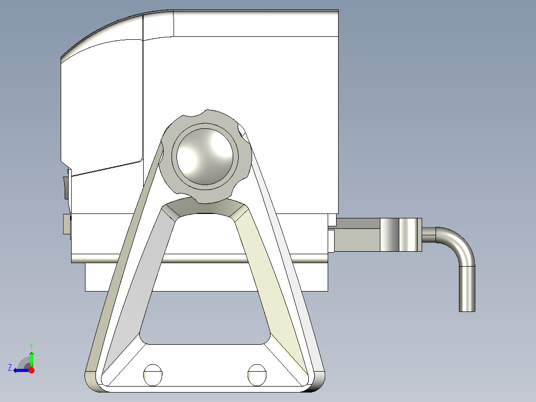 基恩士SJ-F5000_kc图纸模型右视图