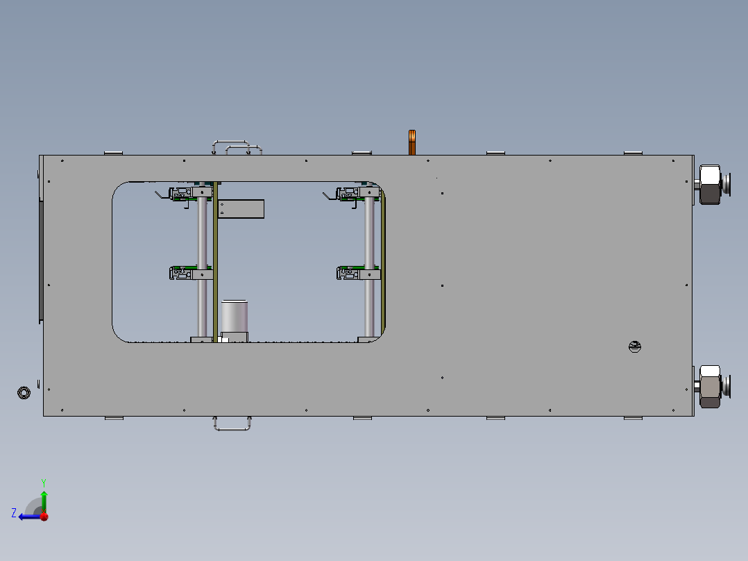 非标自动化丝杠升降机右视图