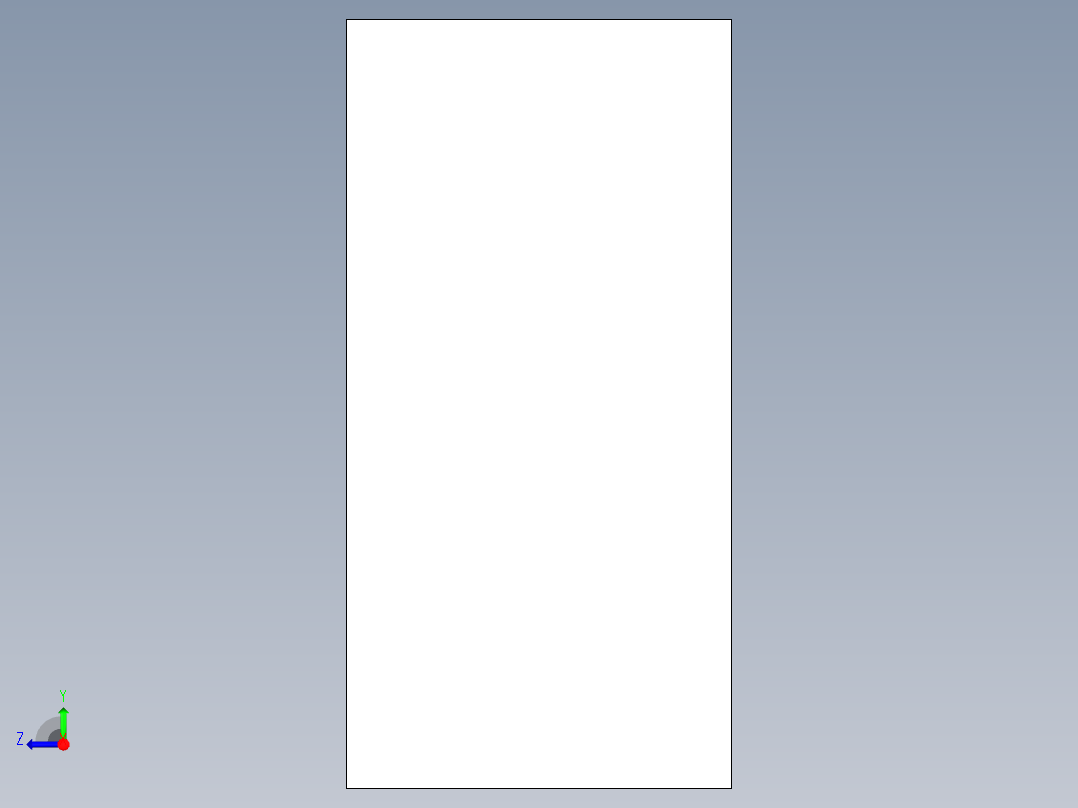 壓板2314-3D多系列多零件图纸模型右视图