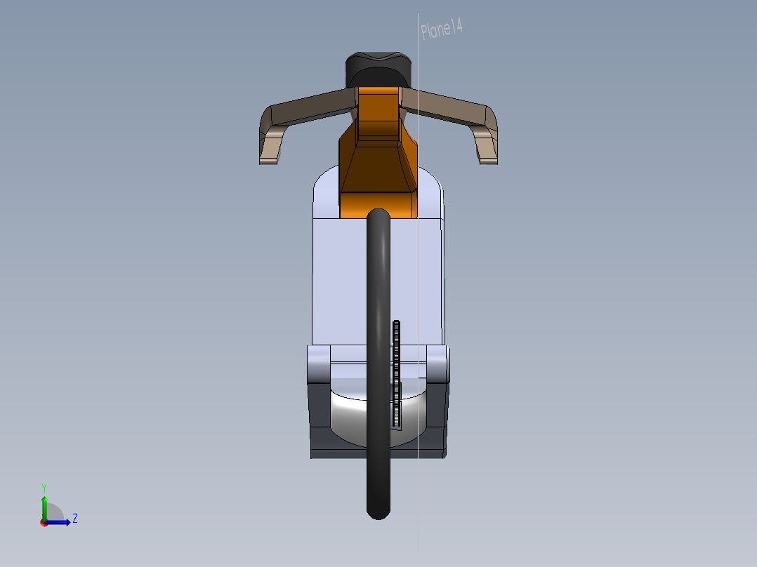 电动自行车 摩托车 (14)左视图