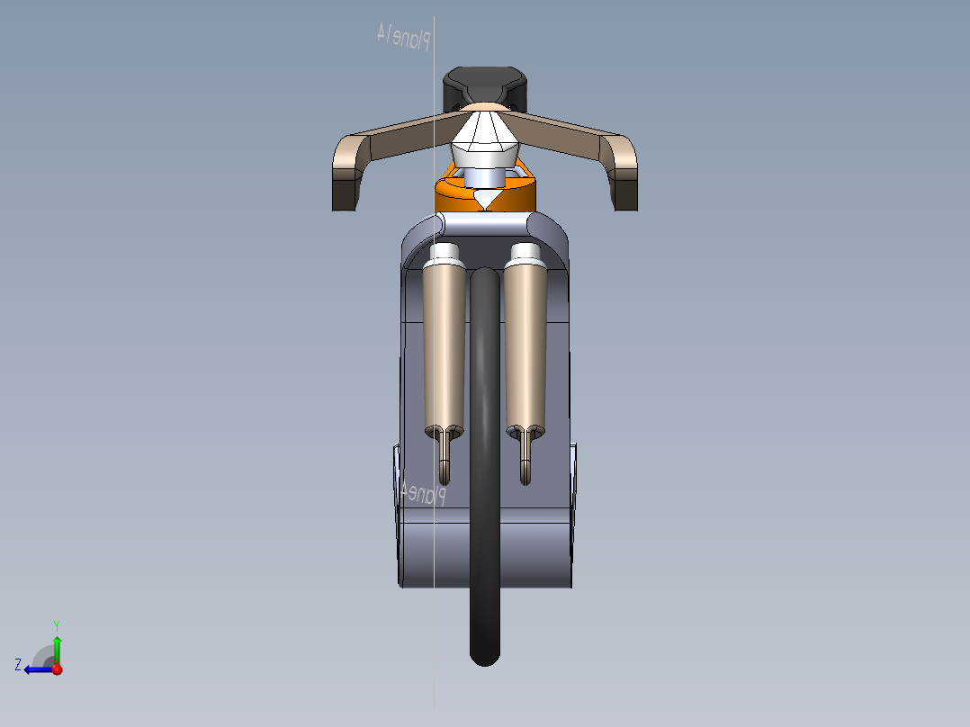 电动自行车 摩托车 (14)右视图