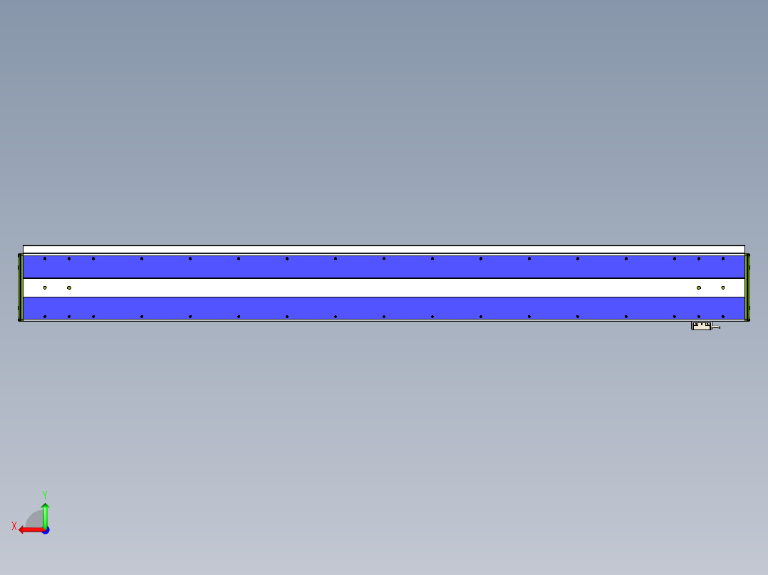 威洛博LC系列3d模型模组LC14S2Y-S1250后视图
