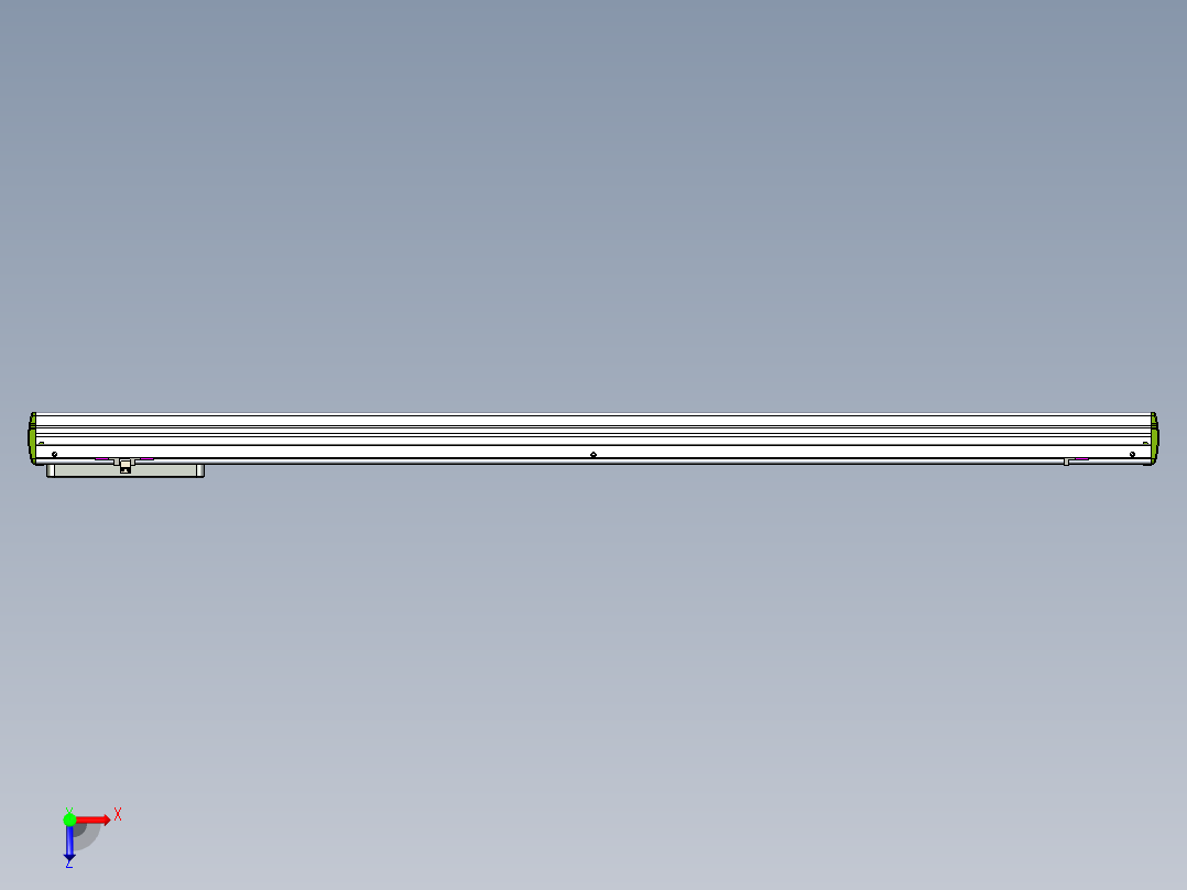 威洛博LC系列3d模型模组LC14S2Y-S1250俯视图