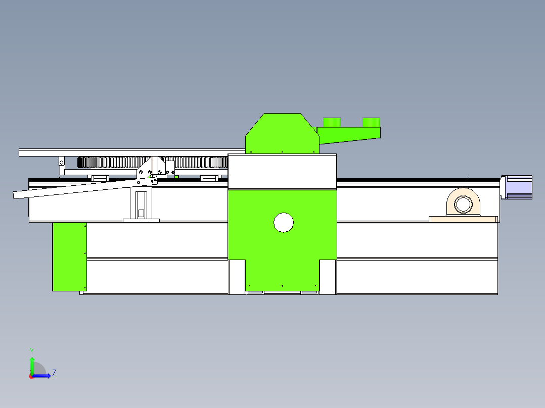 1515抛光皮切割机sw18可编辑左视图