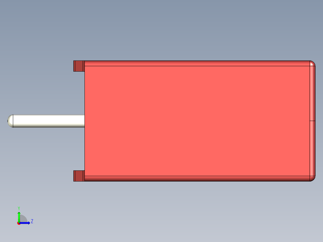 薄膜电容器，长13 x宽5，5 x高11毫米，间距10毫米左视图