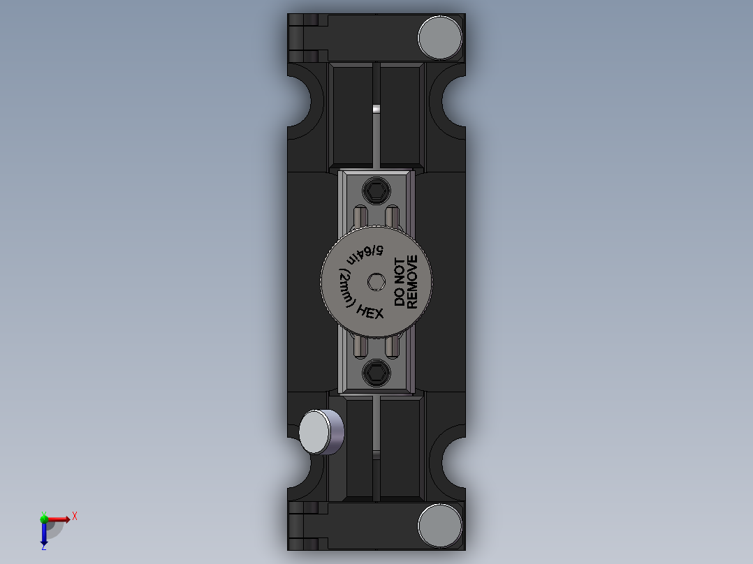 全光纤偏振控制器SW三维模型俯视图