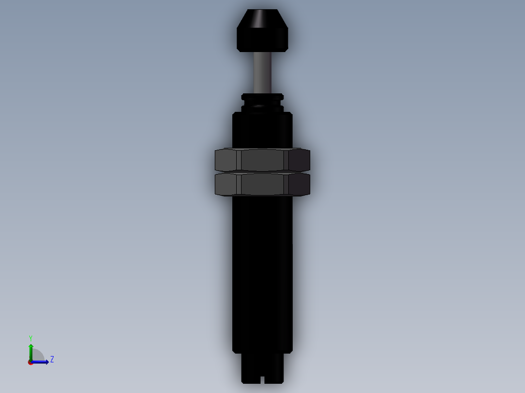 2.亚德客缓冲器左视图