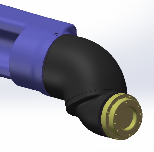 安川EPX2700右侧安装喷涂机器人关节可运动模型