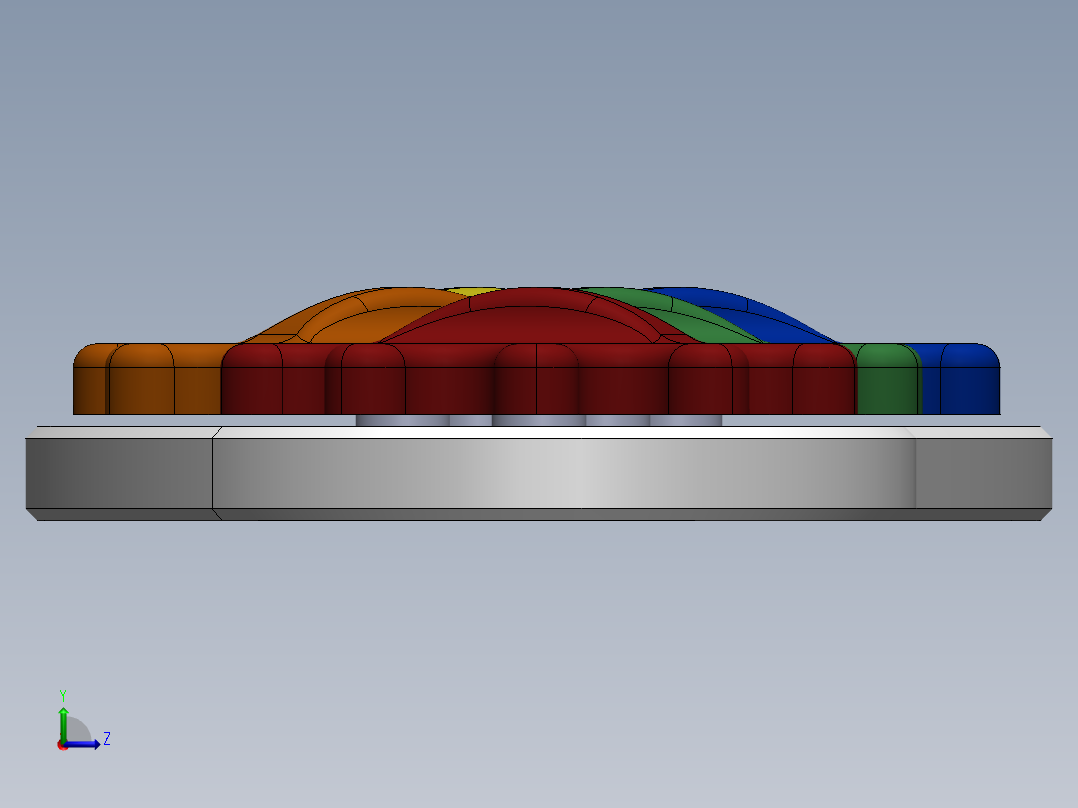 齿轮联动玩具 SW STP左视图