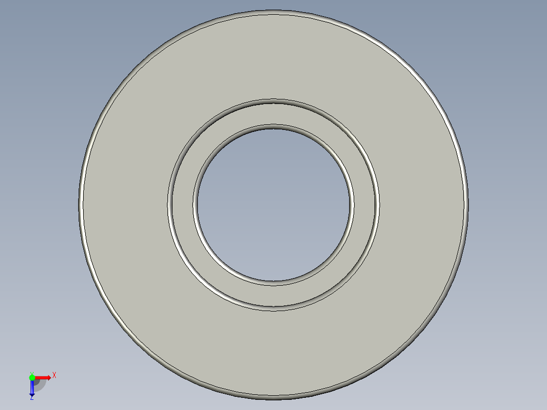 滚珠轴承双推力轴承俯视图