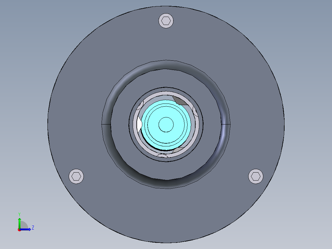 压面机刀轴夹具设计左视图