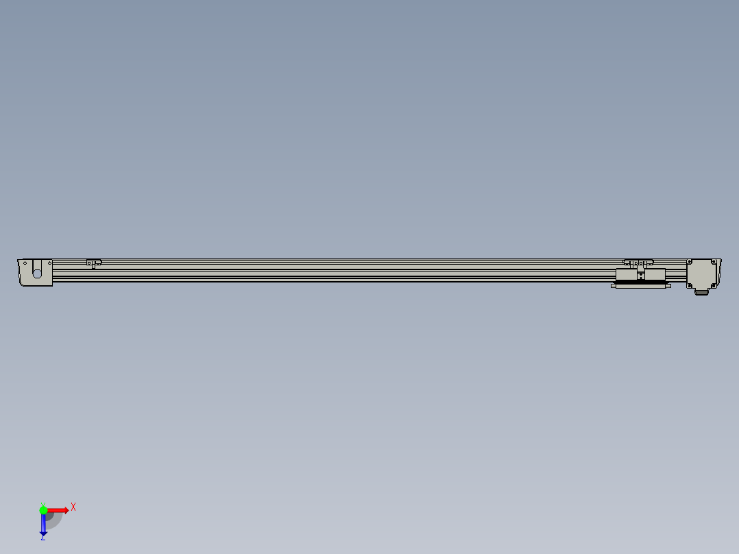 威洛博LB.GB同步带传动--欧规系列EBF5-L11-S1100-BL-P20-C4俯视图