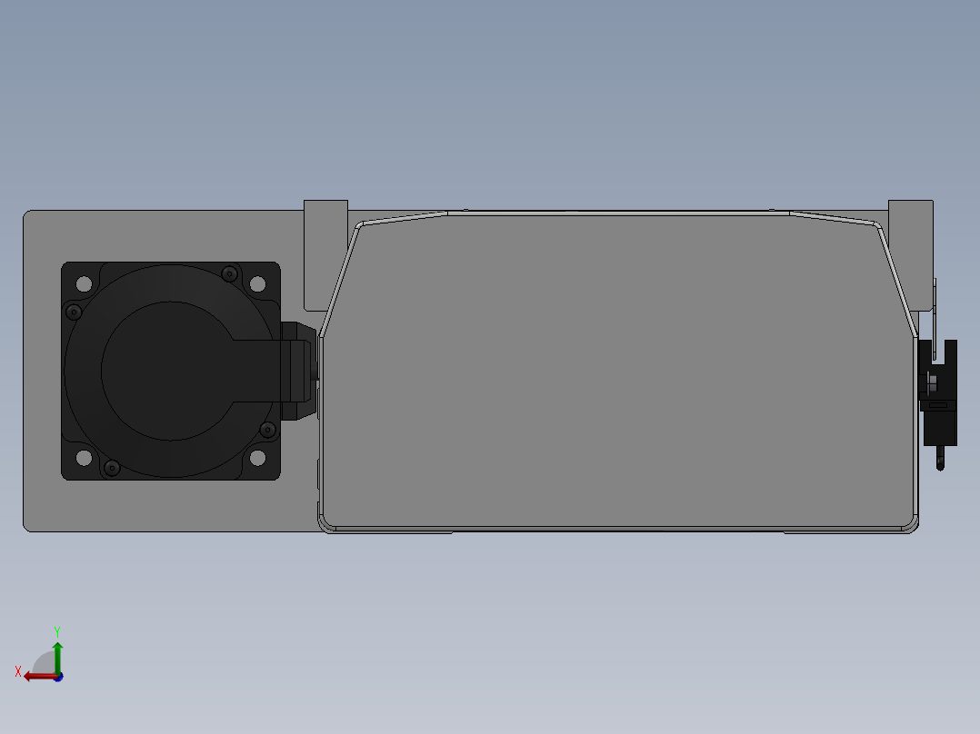 精密模组MY220-T10-600L-BL-P75B-C4-C后视图