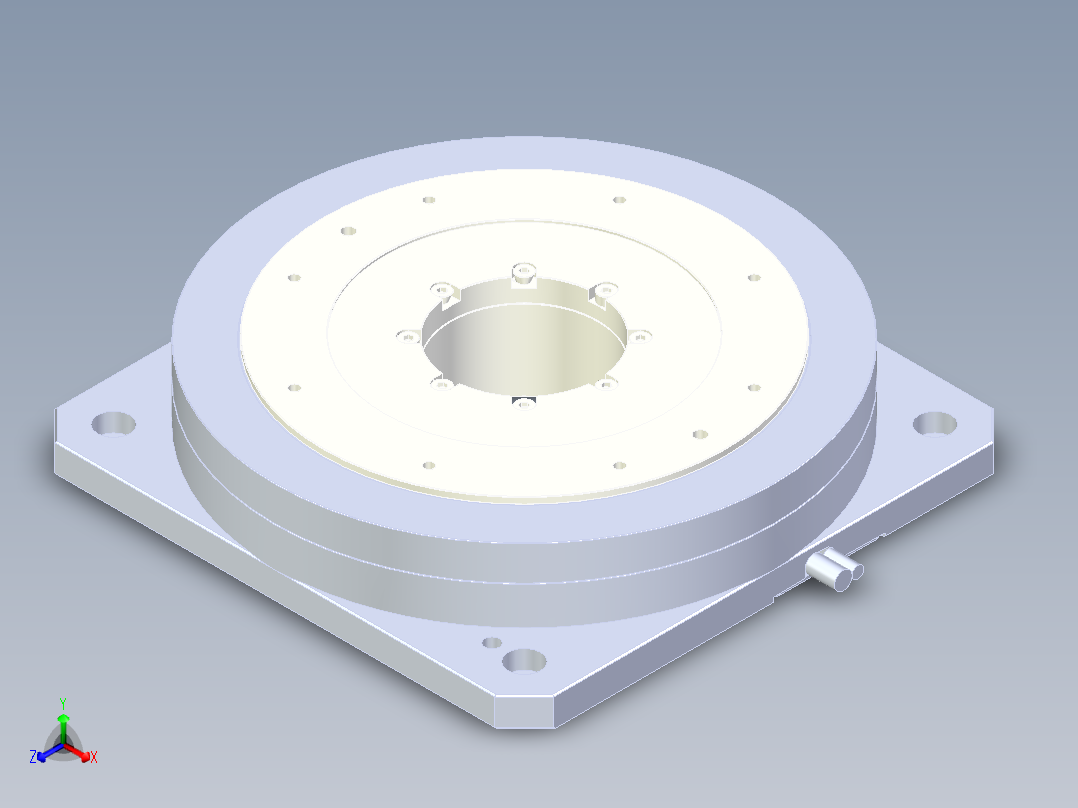 170-012直驱电机正等轴测图