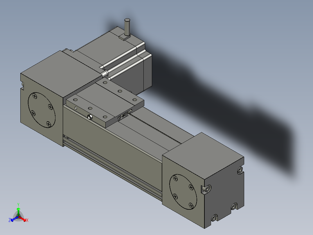 模组FBL80E100-R正等轴测图