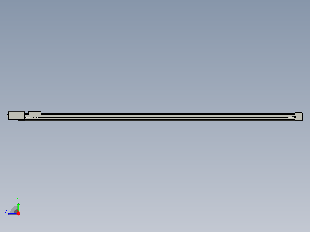 威洛博直线电机模组EB4-L40-S1800-BL-57-MS3右视图