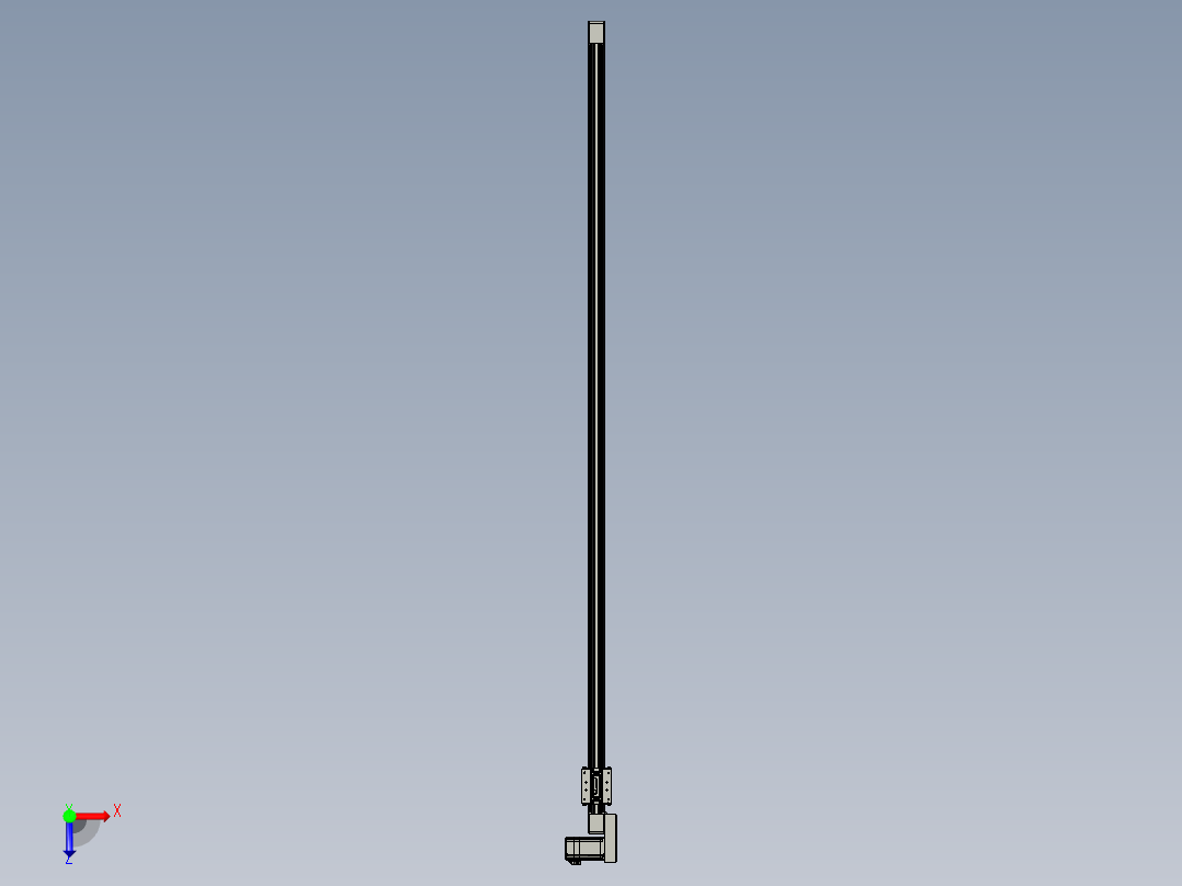 威洛博直线电机模组EB4-L40-S1800-BL-57-MS3俯视图