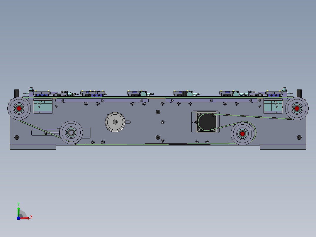 2023.02月-环形输送线sw18前视图
