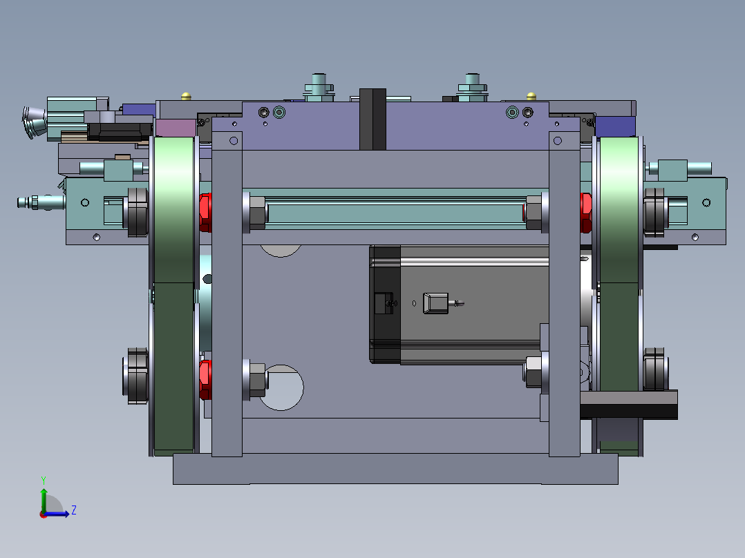 2023.02月-环形输送线sw18左视图