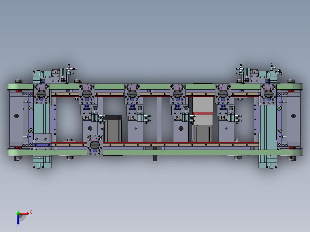 2023.02月-环形输送线sw18俯视图