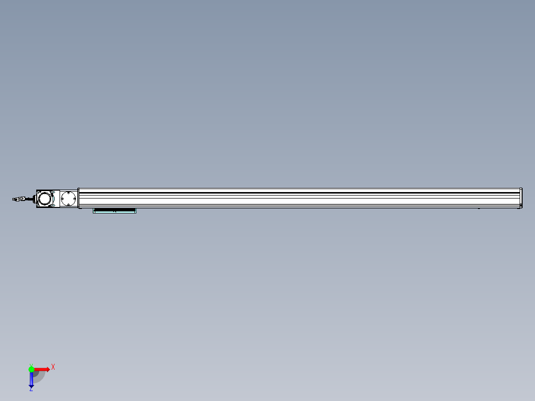 威洛博VBC同步带传动一无尘环境VBC14-L45-S1350-BL-ZP40-C3俯视图