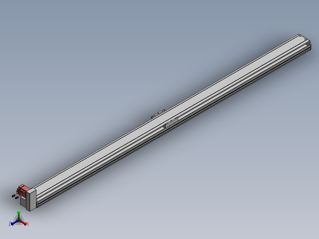 精密模组MT170-L125-3000-RU-M75-C4正等轴测图