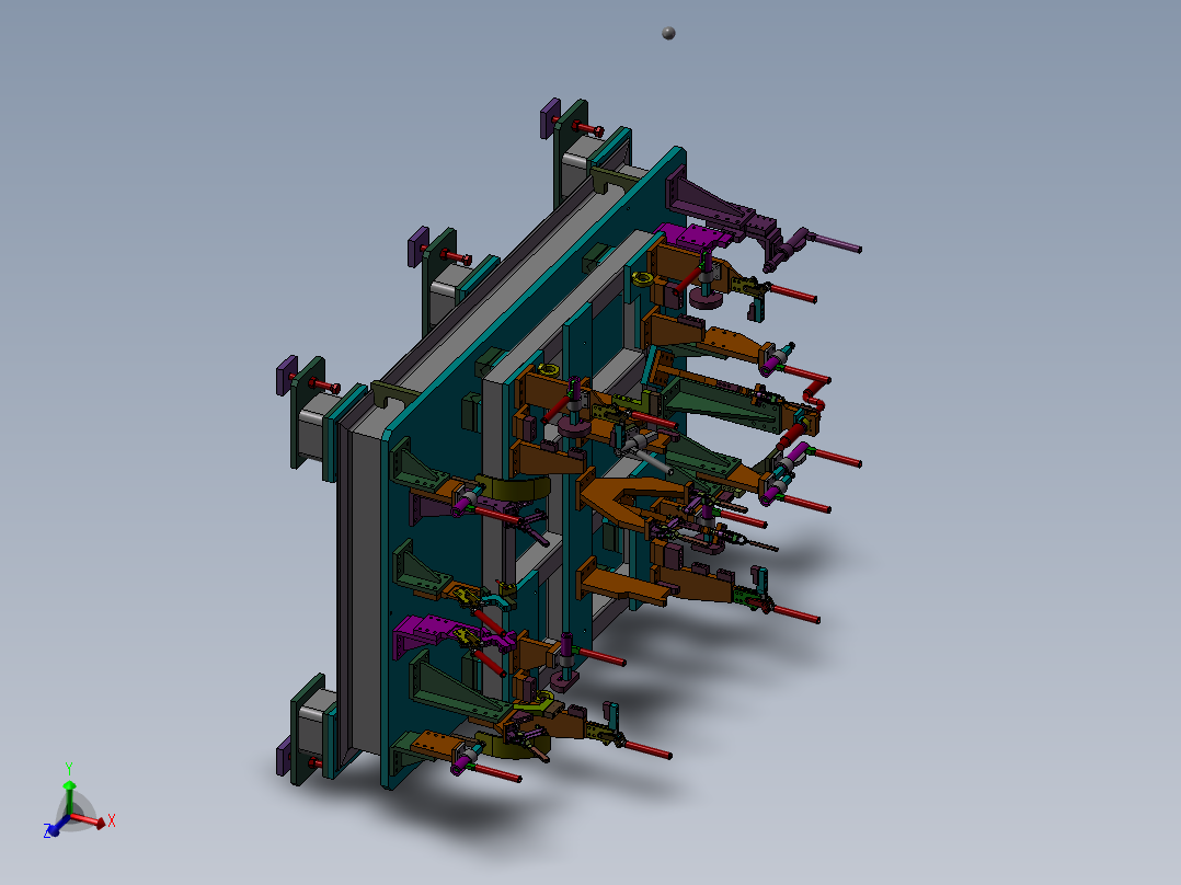 C柱焊接总成 <span style='color: red'>3D</span>模型