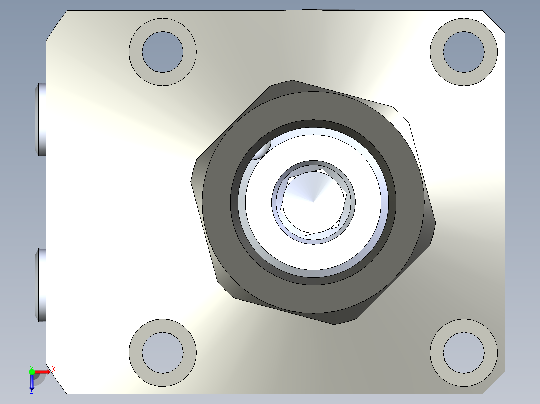 KOSMEKLHS0480-GL-Y45多系列多零件图纸模型俯视图
