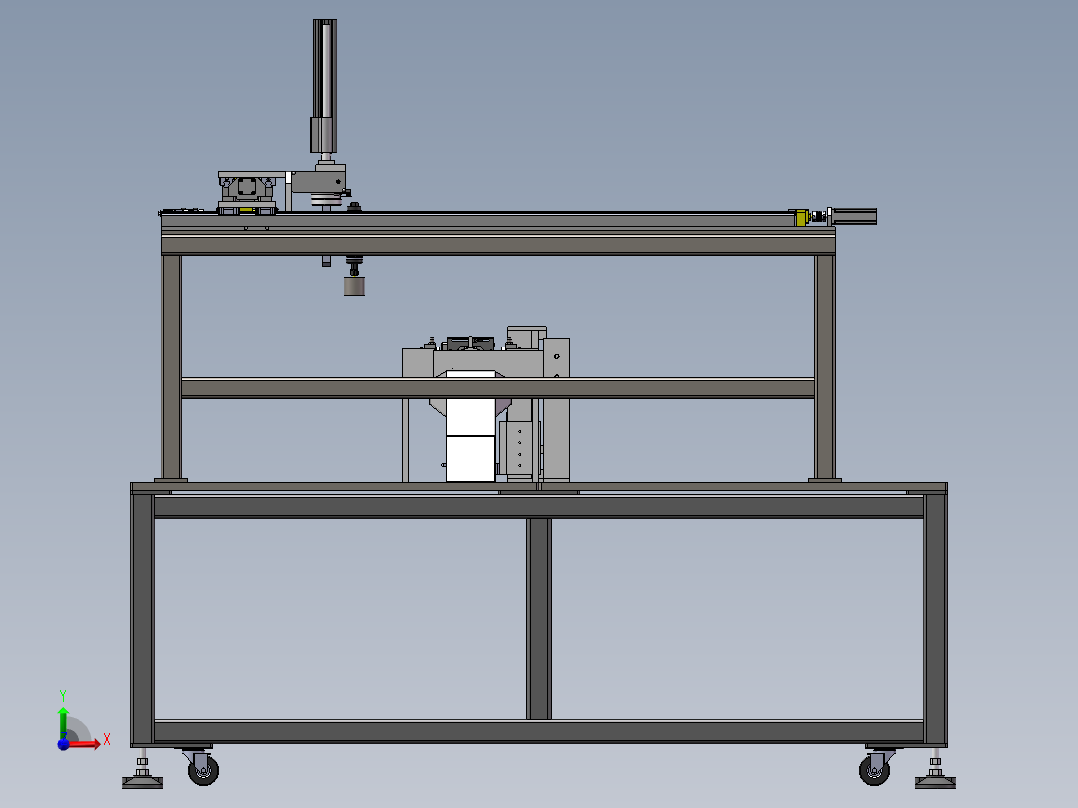自动打磨机前视图