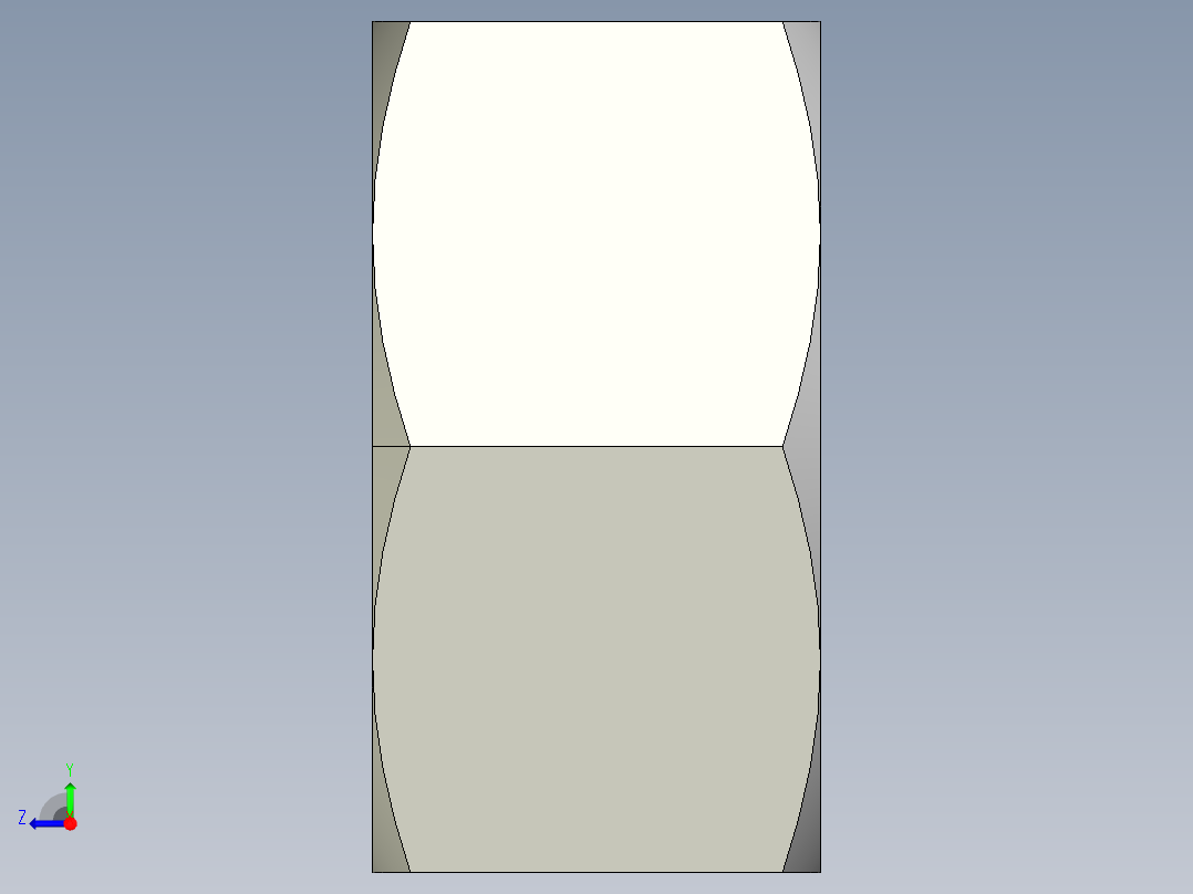 DIN 934 螺母-M12 Nut.STEP右视图