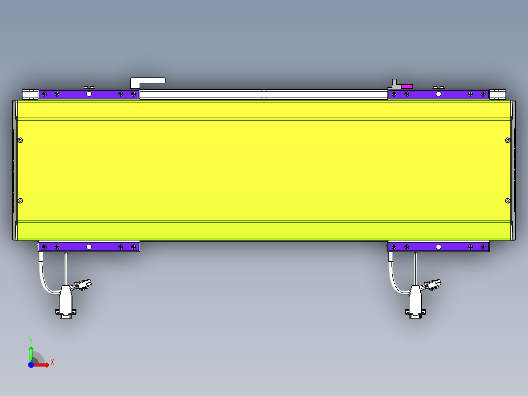 威洛博VL系列直线电机模组-2VL22H2-S350前视图