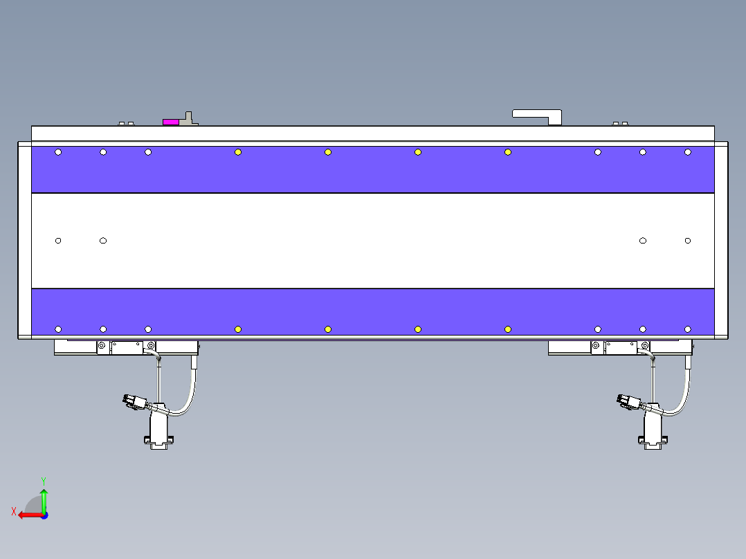 威洛博VL系列直线电机模组-2VL22H2-S350后视图