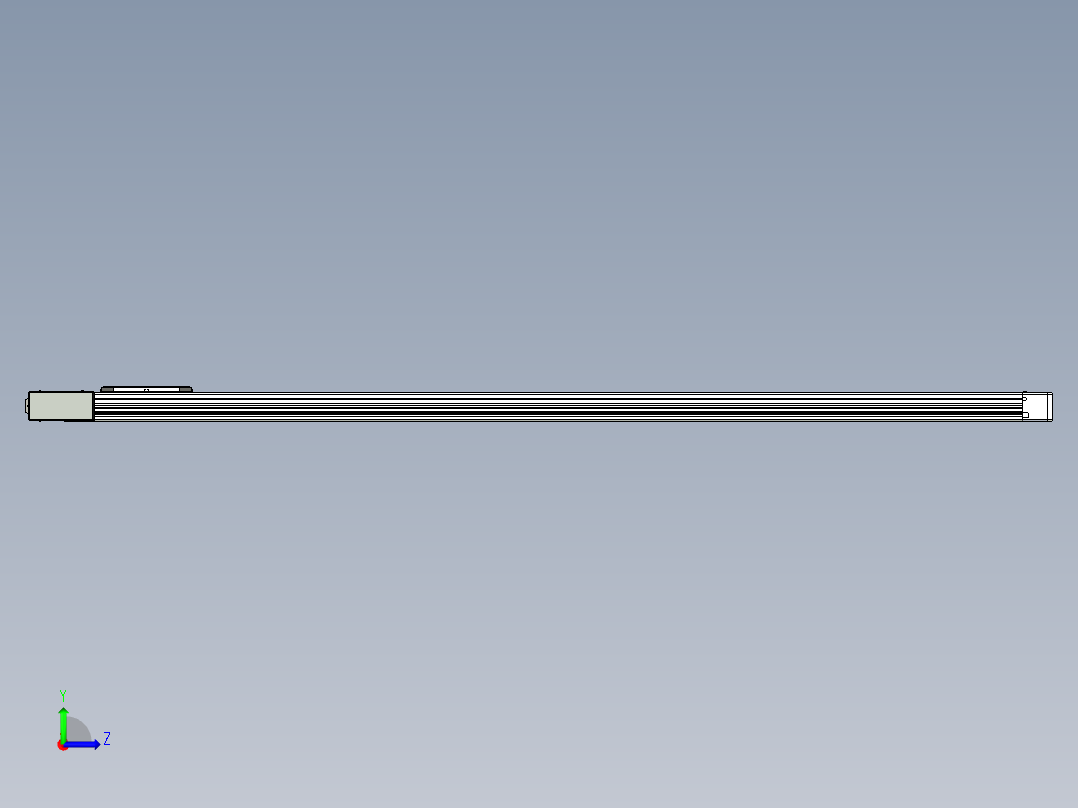 同步带滑台-欧规BC6H-L60-S1900-L-ZP40-D3左视图