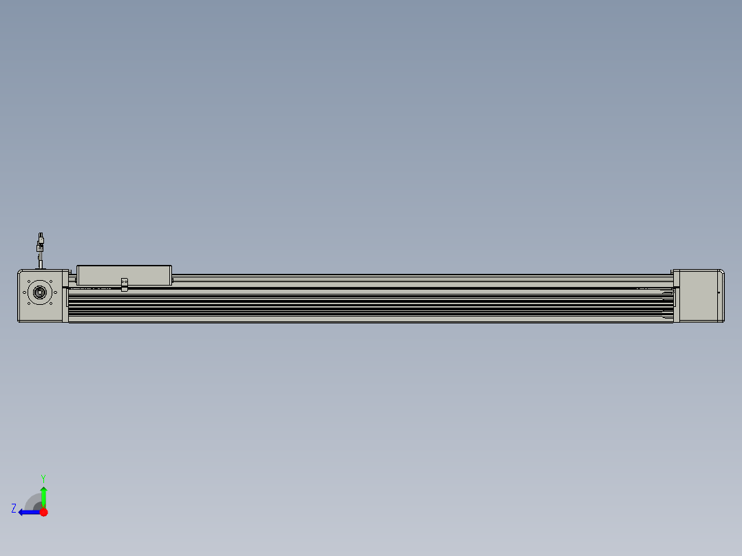威洛博直线电机模组EB16-L208-S1100-R-ZP75-MS3-5K右视图